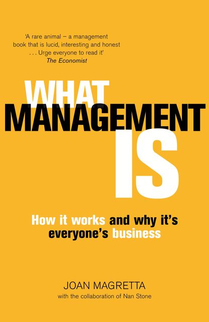 What Management Is, Joan Magretta