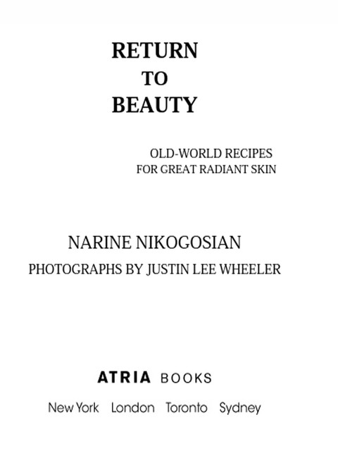 Return to Beauty, Narine Nikogosian