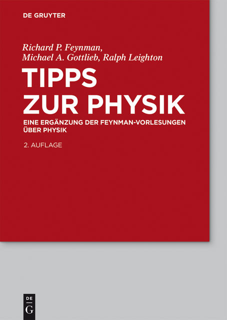 Tipps zur Physik, Richard Feynman, Ralph Leighton, Michael A. Gottlieb