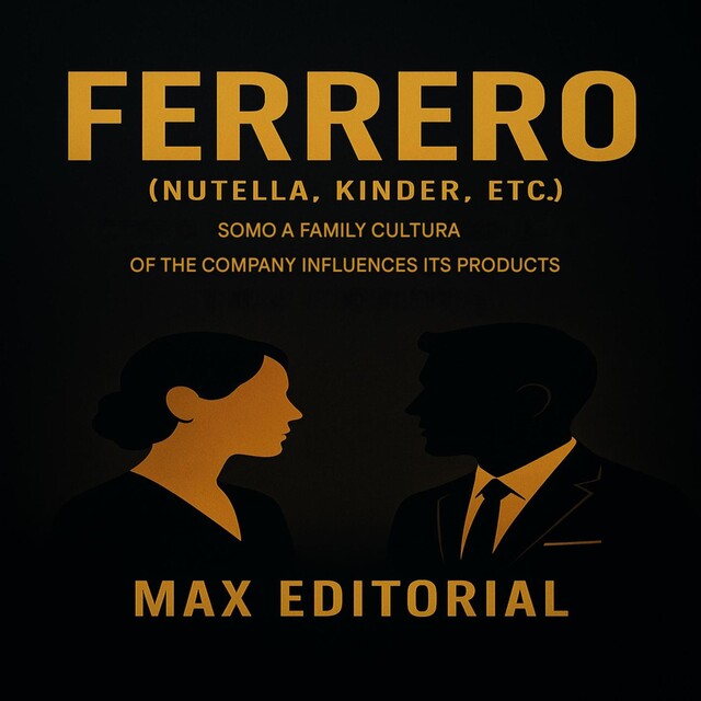 Ferrero (Nutella, Kinder, etc.): Somo a family cultura of the company influences its products, Max Editorial