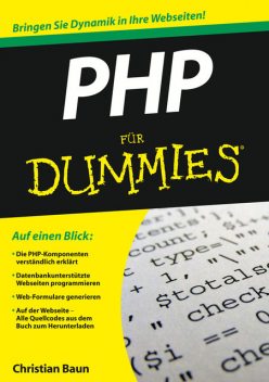 PHP fr Dummies, Christian Baun