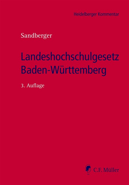 Landeshochschulgesetz Baden-Württemberg, Georg Sandberger