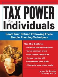 Tax Power for Individuals, James Parker
