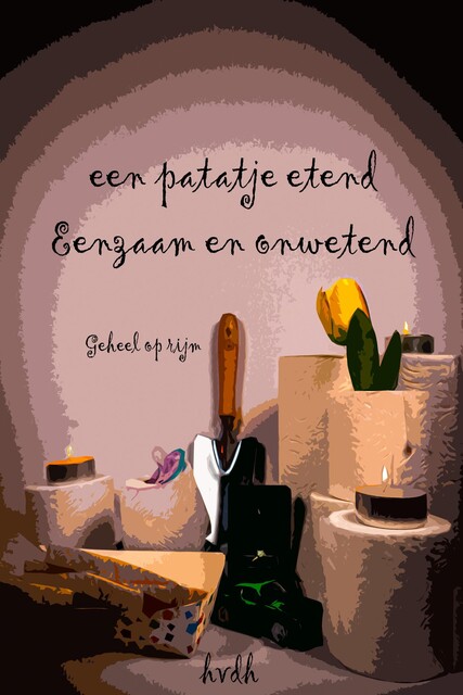Een patatje etend, eenzaam en onwetend, Haye van der Heyden