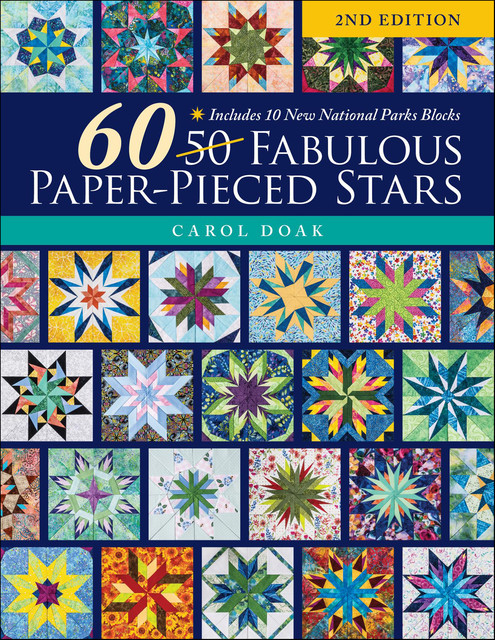 60 Fabulous Paper-Pieced Stars, Carol Doak