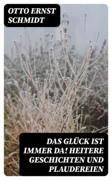 Das Glück ist immer da! Heitere Geschichten und Plaudereien, Otto Ernst Schmidt