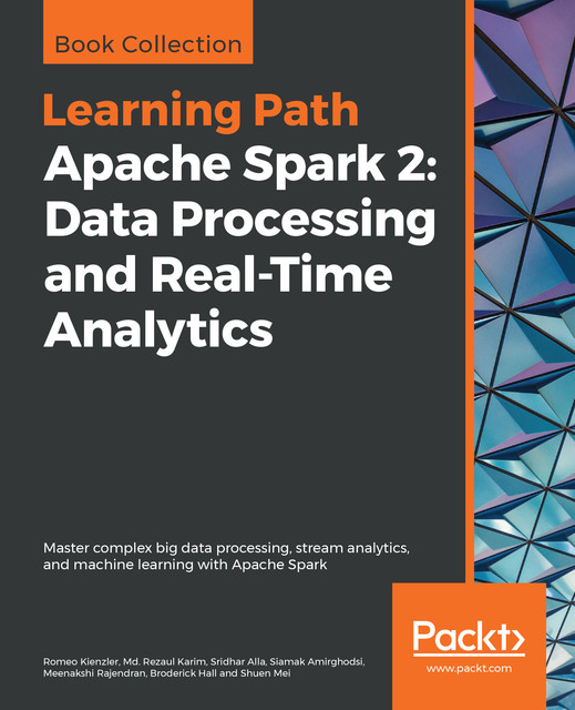 Apache Spark 2: Data Processing and Real-Time Analytics, Broderick Hall, Meenakshi Rajendran, Shuen Mei, Siamak Amirghodsi, Rezaul Karim, Sridhar Alla, Romeo Kienzler