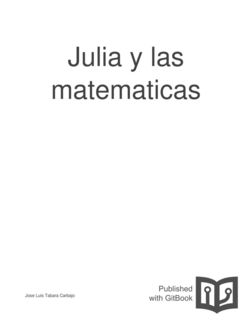 Julia y las matematicas, Jose Luis Tabara Carbajo