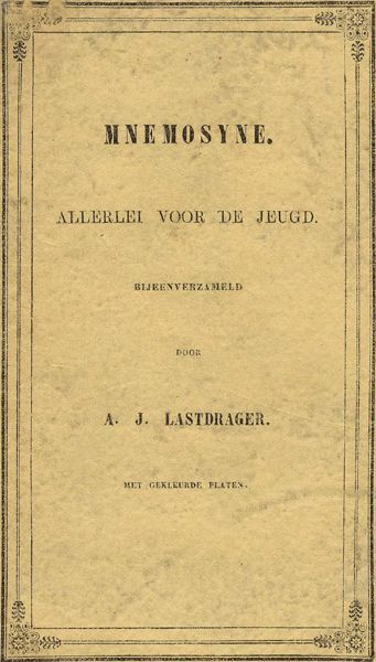 Mnemosyne, Abraham Johannes Lastdrager