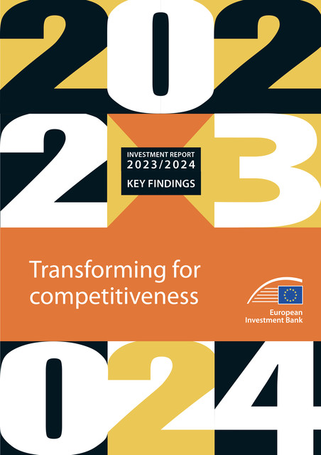 EIB Investment Report 2023/2024 – Key Findings, European Investment Bank