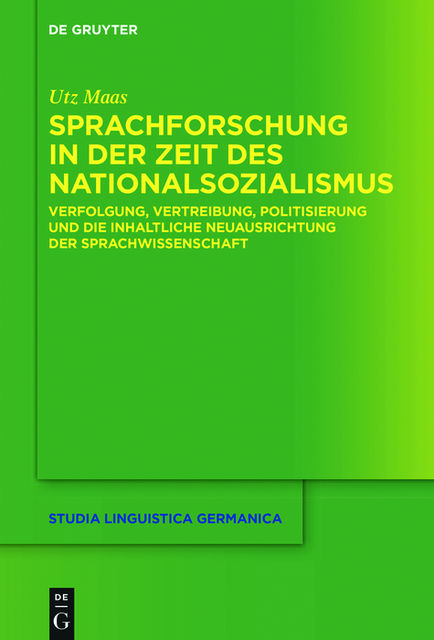 Sprachforschung in der Zeit des Nationalsozialismus, Utz Maas
