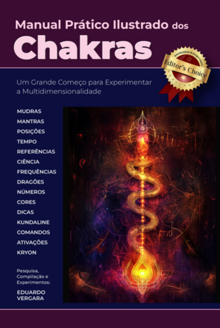 Manual Prático Ilustrado Dos Chakras, Eduardo Vergara