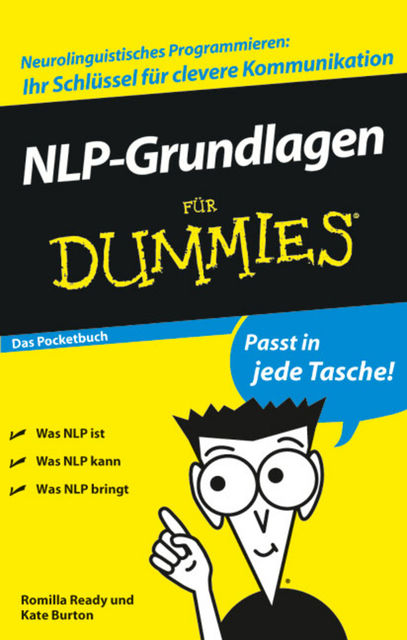 NLP-Grundlagen fr Dummies Das Pocketbuch, Kate Burton, Romilla Ready