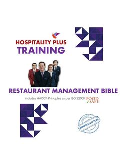 Restaurant Management Bible, Chef Dhir