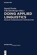 Doing Applied Linguistics, Daniel Perrin, Ulla Kleinberger