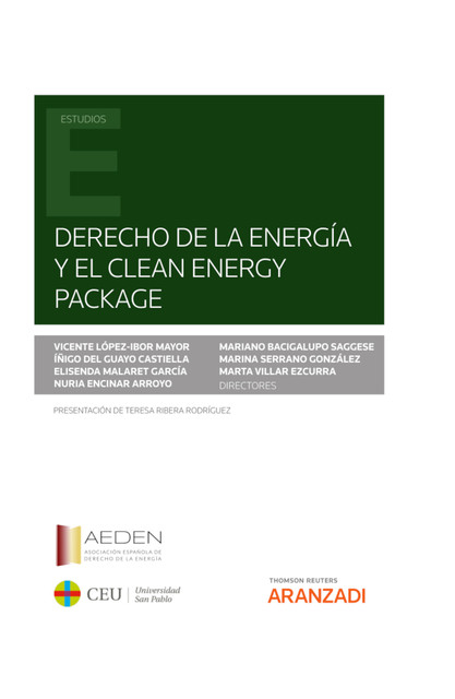 Derecho de la energía y el clean energy package, Elisenda Malaret García