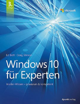 Windows 10 für Experten, Craig Stinson, Ed Bott