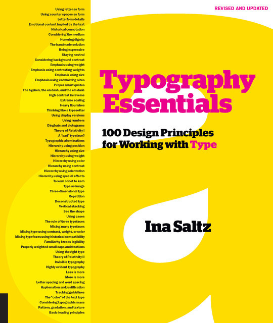 Typography Essentials, Ina Saltz