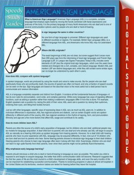 American Sign Language (Speedy Study Guide), Speedy Publishing