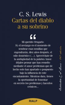 Cartas del diablo a su sobrino, Clive Staples Lewis