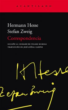 Correspondencia, Hermann Hesse, Stefan Zweig