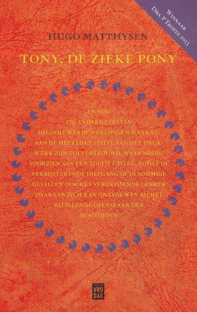 Tony, de zieke pony, Hugo Matthysen