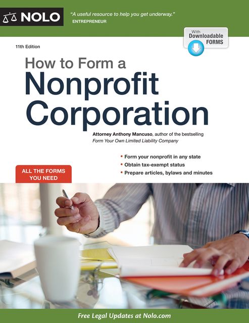 How to Form a Nonprofit Corporation (National Edition), Anthony Mancuso