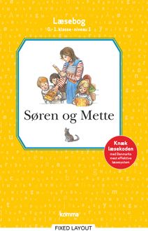 Søren og Mette læsebog 0.-1. kl. Niv. 1, Ejvind Jensen, Knud Hermansen