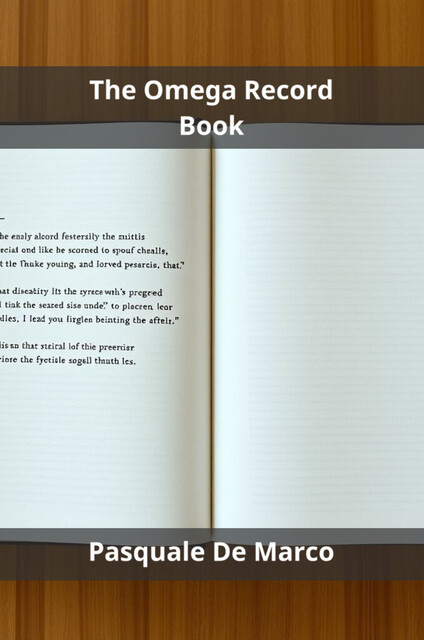 The Omega Record Book, Pasquale De Marco