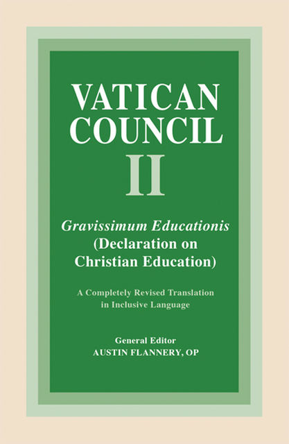 Gravissimum Educationis, Austin Flannery