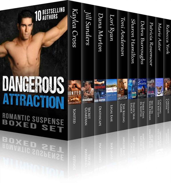 Dangerous Attraction Romantic Suspense Boxed Set (9 Novels from Bestselling Authors, plus Bonus Christmas Novella from NY Times Bestselling Author Rebecca York), Kaylea Cross