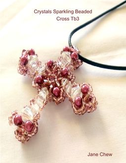 Crystals Sparkling Beaded Cross Tb3, Jane Chew