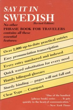Say It in Swedish (Revised), Kerstin Norris