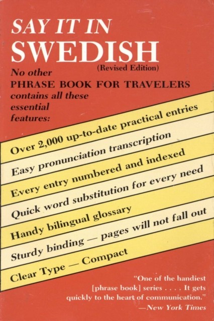 Say It in Swedish (Revised), Kerstin Norris