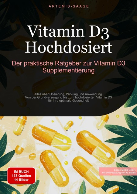 Vitamin D3 Hochdosiert: Der praktische Ratgeber zur Vitamin D3 Supplementierung, Artemis Saage