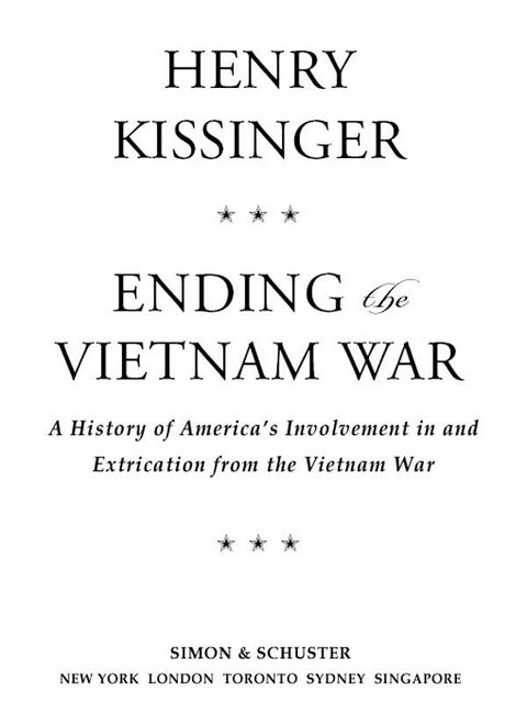 Ending the Vietnam War, Henry Kissinger