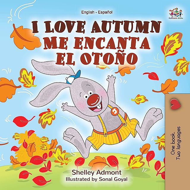 I Love Autumn Me encanta el Otoño, KidKiddos Books, Shelley Admont