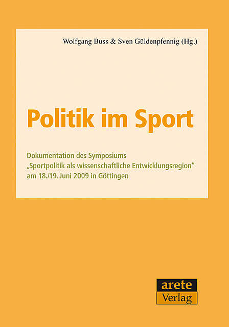 Politik im Sport, amp, Sven Güldenpfennig, Wolfgang Buss