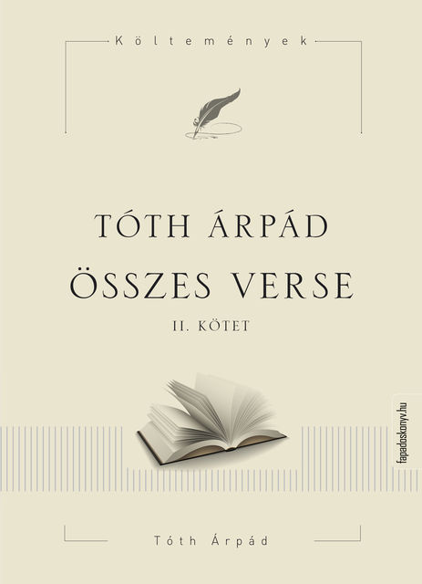 Tóth Árpád összes verse II, Tóth Árpád