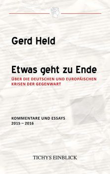 Etwas geht zu Ende, Gerd Held