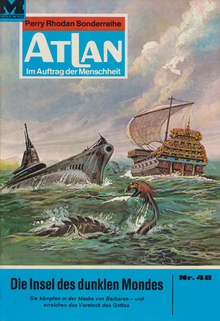Atlan 48: Die Insel des dunklen Mondes, Hans Kneifel