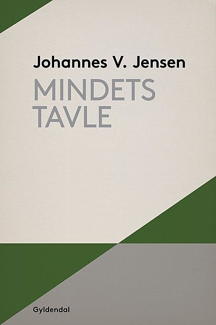 Mindets Tavle, Johannes V. Jensen