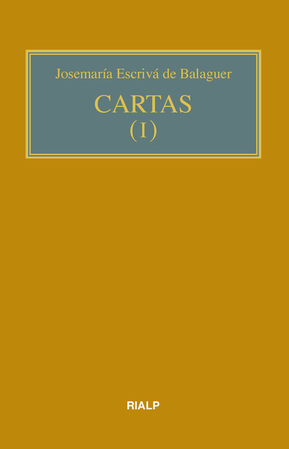 Cartas I (bolsillo, rústica), Josemaría Escrivá de Balaguer