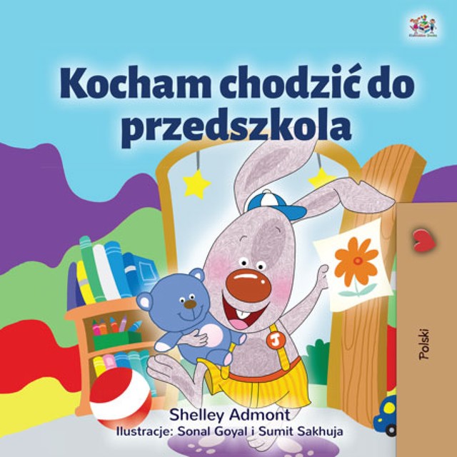 Kocham chodzić do przedszkola, KidKiddos Books, Shelley Admont