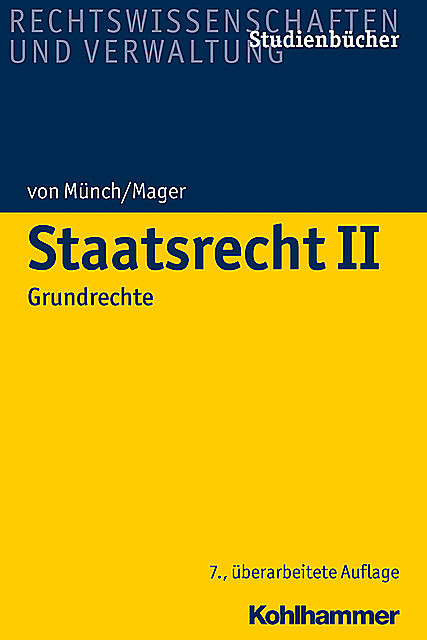Staatsrecht II, Ingo von Münch, Ute Mager