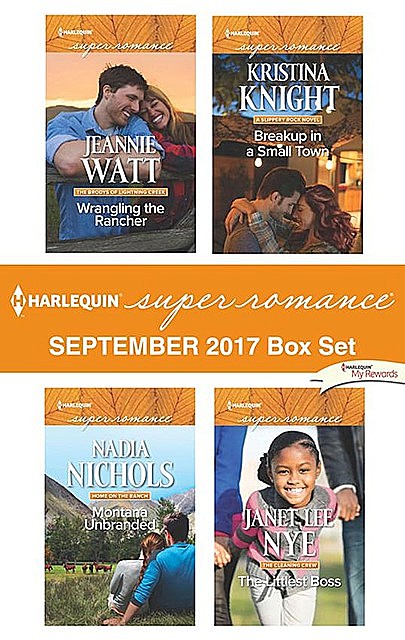 Harlequin Superromance September 2017 Box Set, Kristina Knight, Janet Lee Nye, Nadia Nichols, Jeannie Watt