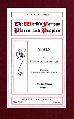 Spain, v. 1 (of 2), Edmondo De Amicis