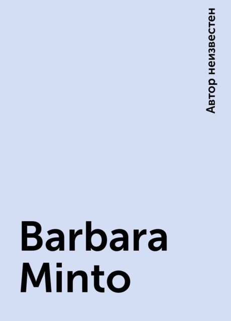 Barbara Minto, 