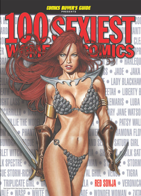 100 Sexiest Women in Comics, Brent Frankenhoff