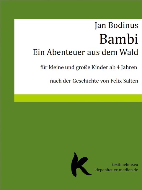 Bambi, Felix Salten, Jan Bodinus